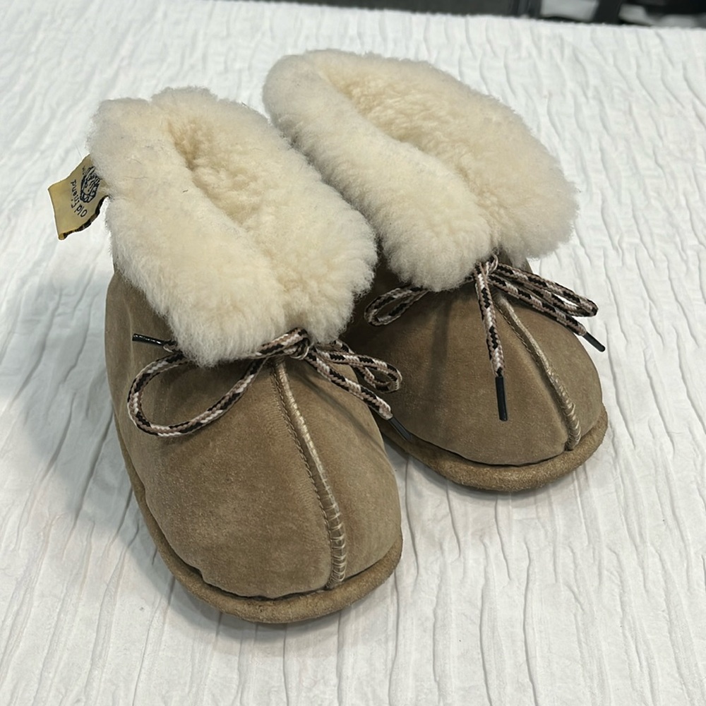 Boots toddler Old Friend Sheepskin & Suede  Softsole Infant and Toddler XL (2-3)